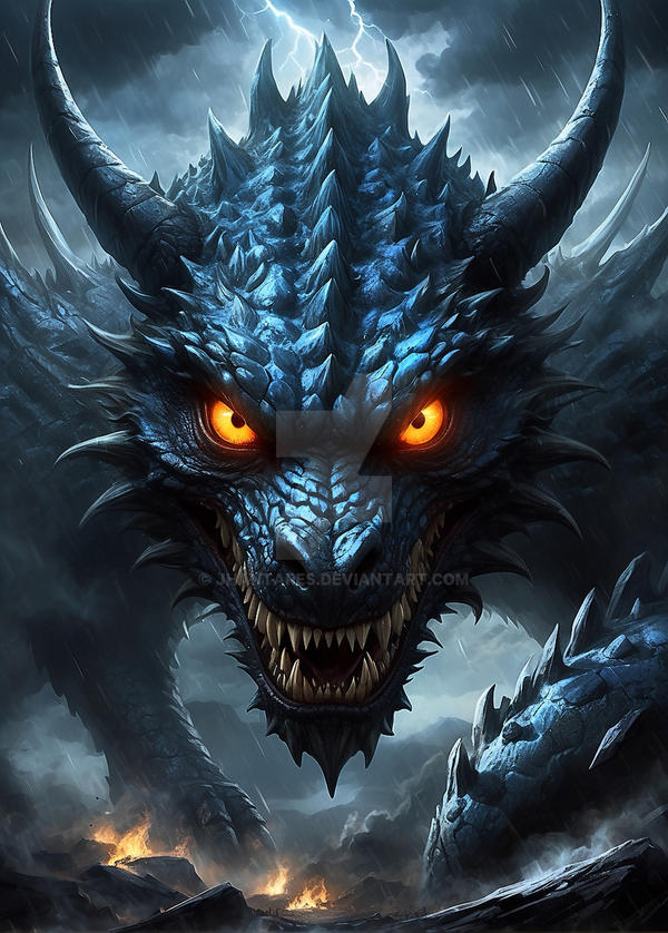 Angst Dragon An angry dragon by jhantares on DeviantArt
