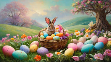 An enchantingly charming Easter scene