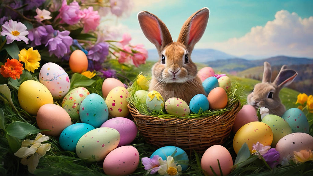 An enchantingly charming Easter scene by jhantares on DeviantArt
