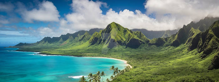 An aweinspiring Oahu landscape