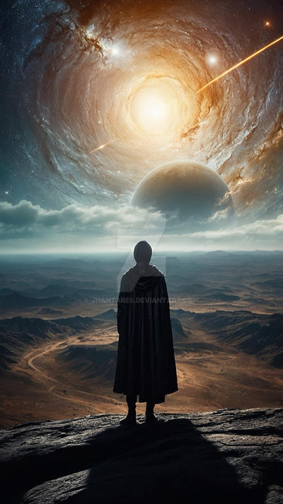 An abstract entity in space by jhantares on DeviantArt