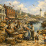 A 19th-century seaside town.