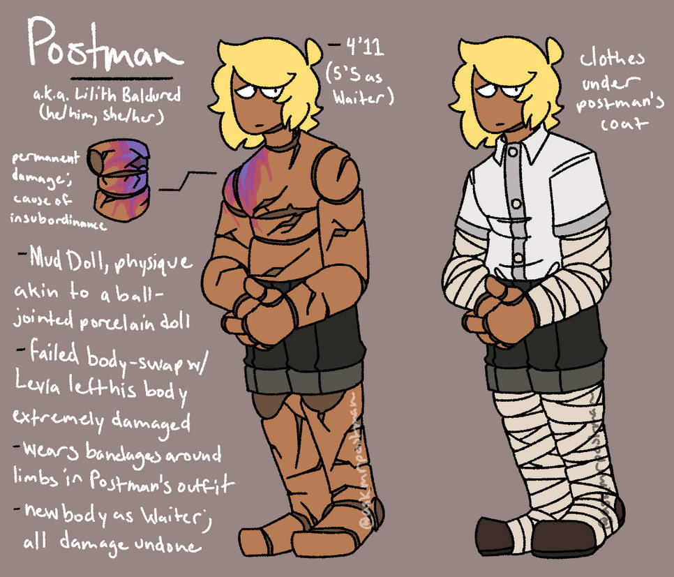 Postman Reference postman reference by lenmonbread on DeviantArt