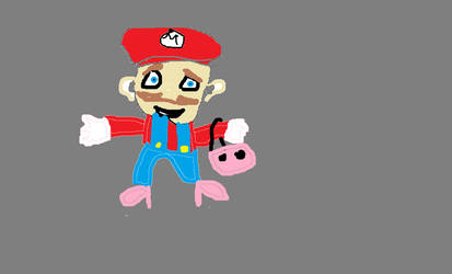 Mario With A Handbag And Heels