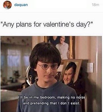 Any plans for V-day?