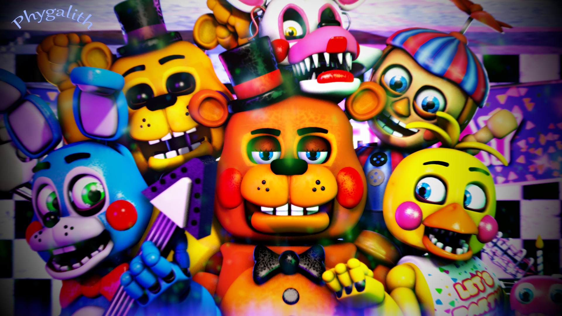 Toys Animatronics FNAF 2 by zueiroooooooooooo on DeviantArt