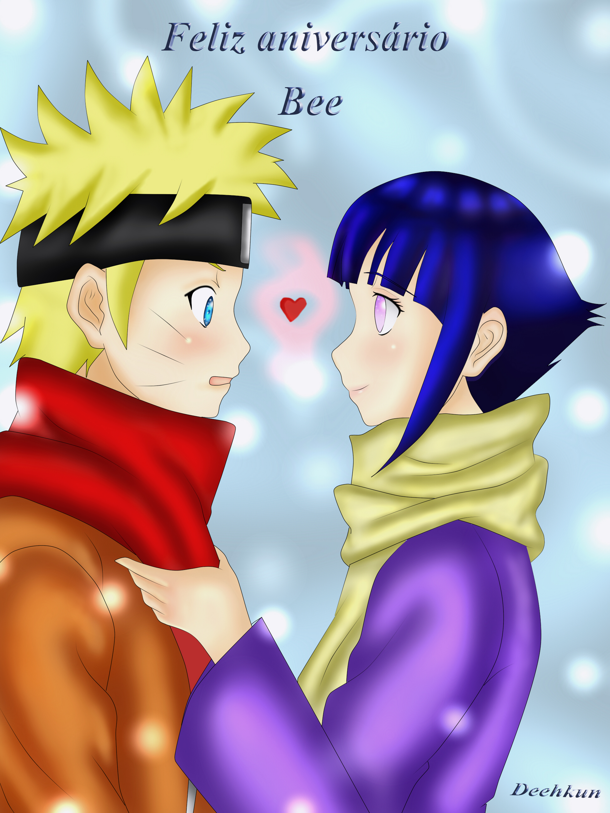 Violletart🎨 on X: Desenhos de 2017 😍💕💕 Naruto e Hinata no dia