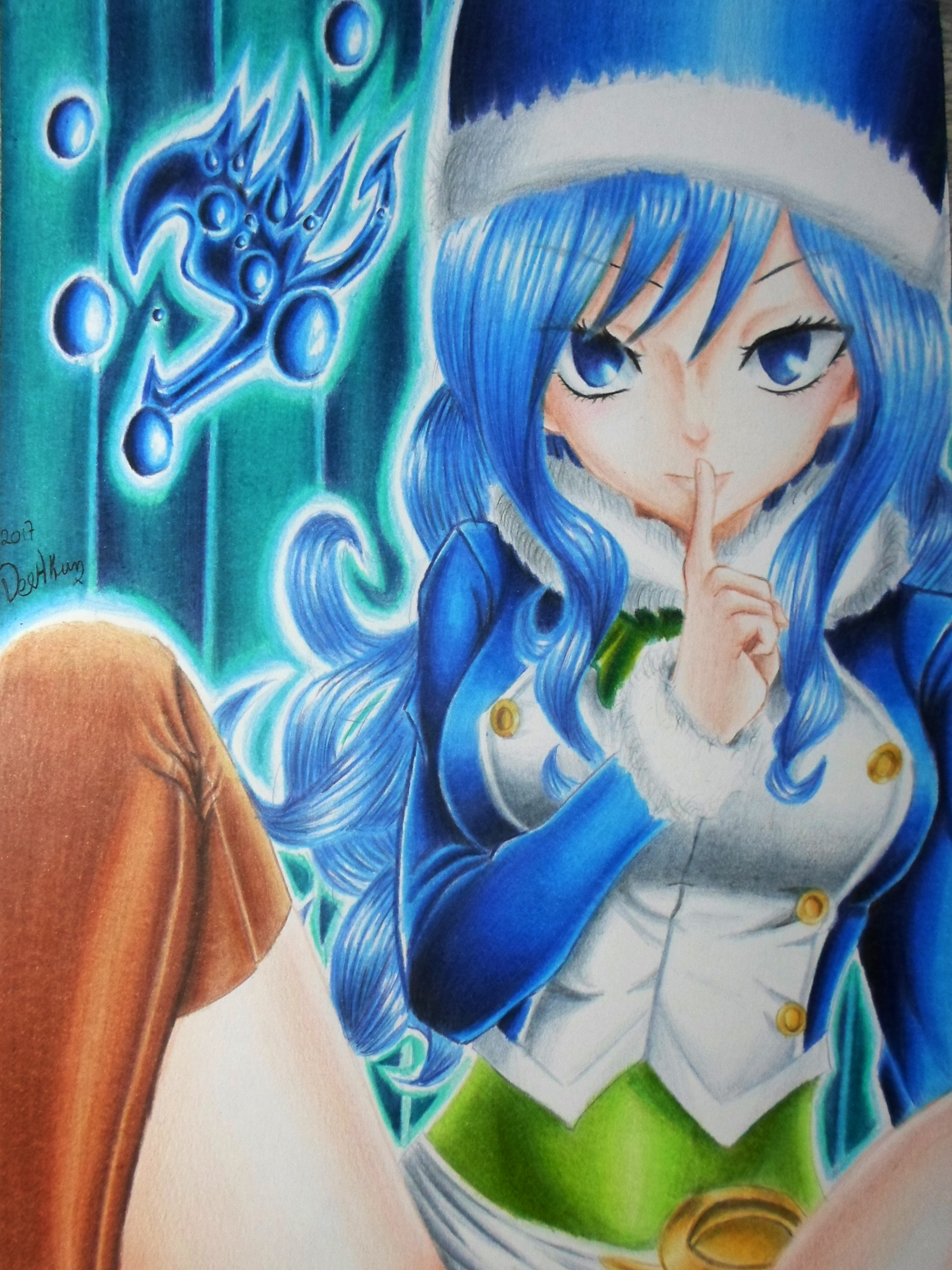 Juvia Lockster from Fairy Tail ( Speed painting ) by deehkunXD
