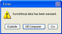 Kuroshitsuji Error