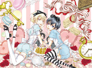 Alois and Ciel In Wonderland