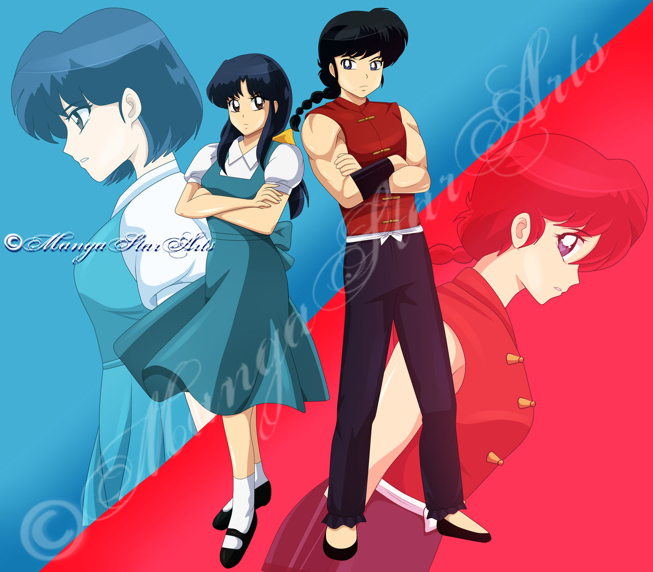 Ranma 1/2 by MangaStarArts on DeviantArt