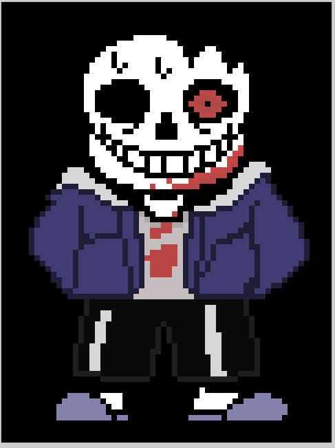 Horrortale Sans sprite by AYGoftenover on DeviantArt