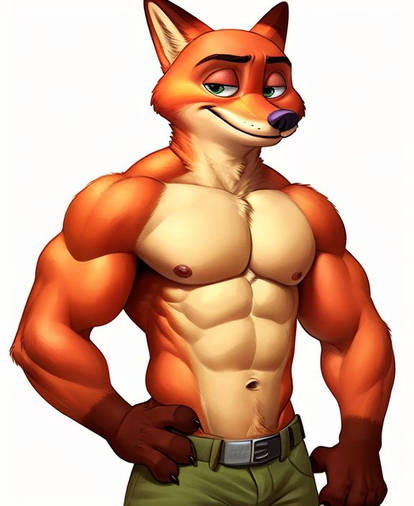Buffnick Buff Nick Wilde by Blitz5014 on DeviantArt