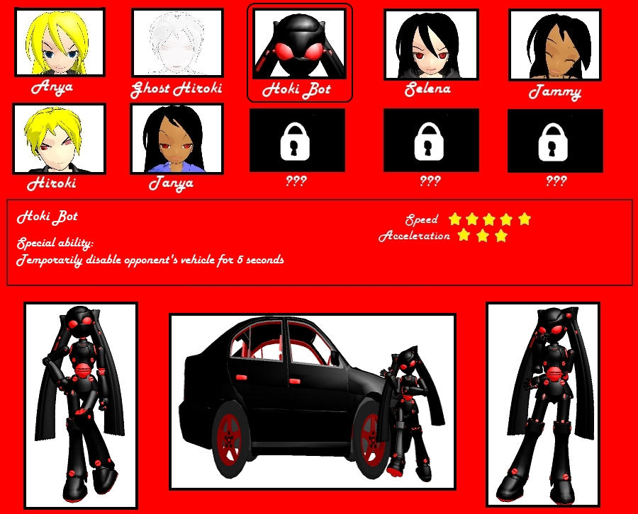 MMD Karts -Hoki Bot- by Storewidesel on DeviantArt