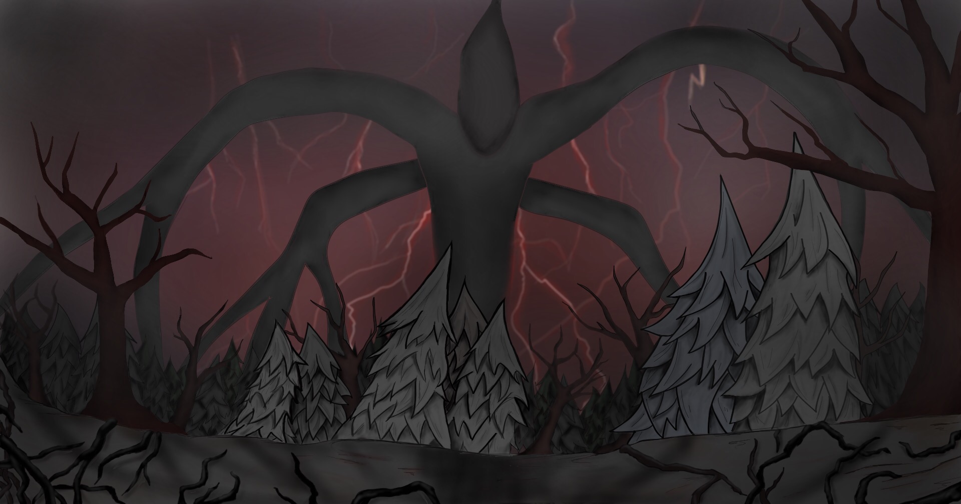 Stranger Danger Shadow Stranger Things Shadow Monster by Blue-MoonCrystal on DeviantArt