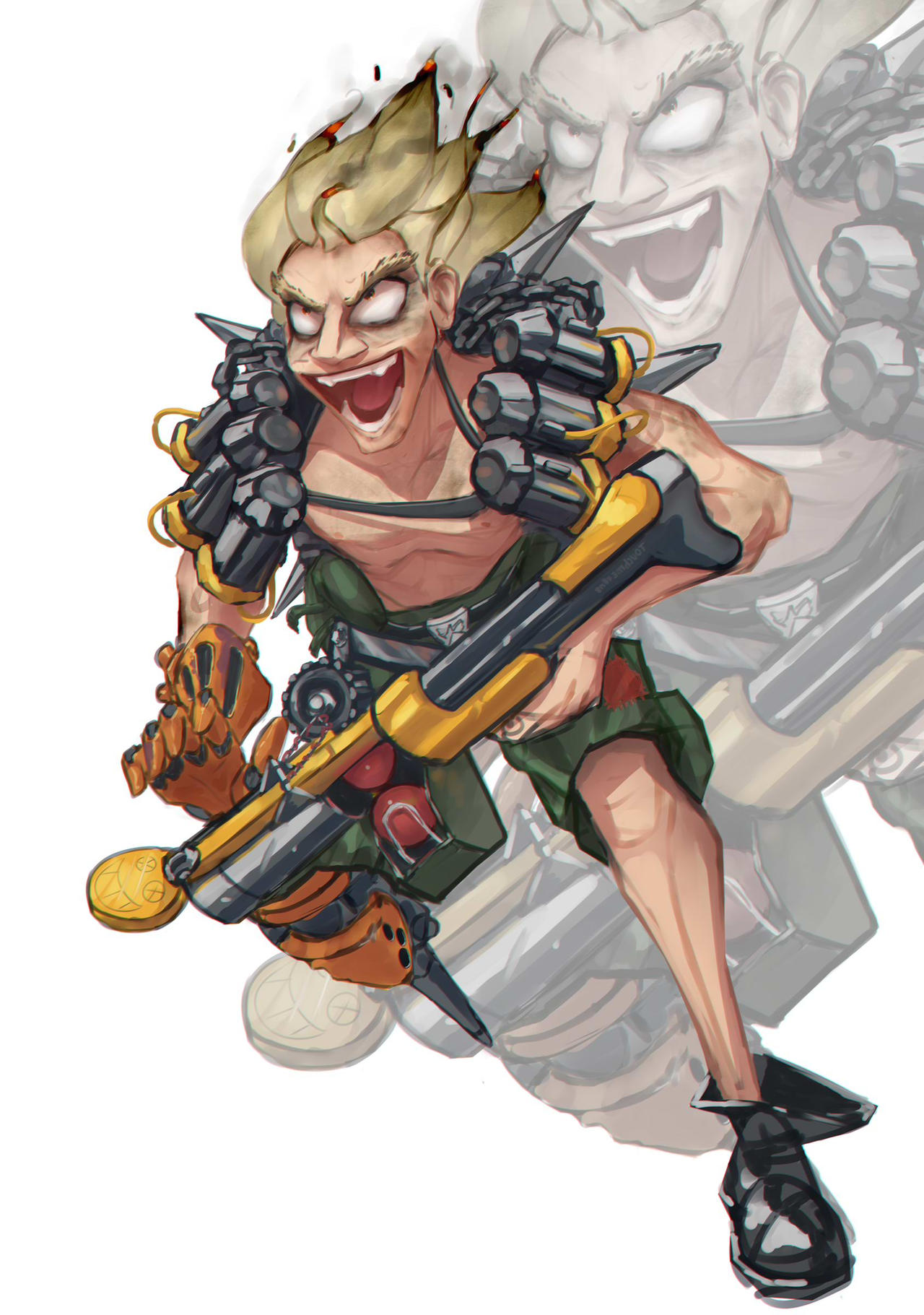 Junkrat Hand Junkrat by TOUCHME4LLN8 on DeviantArt