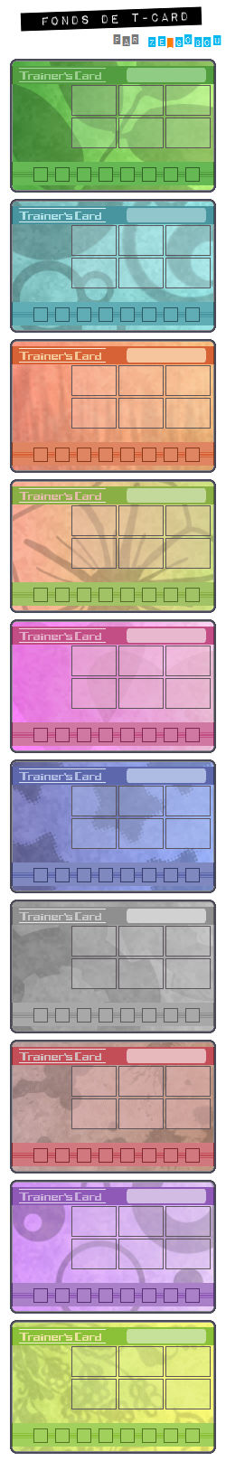 pokemon trainer card backgrounds Pokemon Trainer Card Template Blue by khfanT on DeviantArt