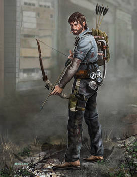 Zombie Apocalypse survivor: Alan by Mr-Donkeygoat
