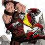 Juggernaut vs Colossus by ReillyBrown