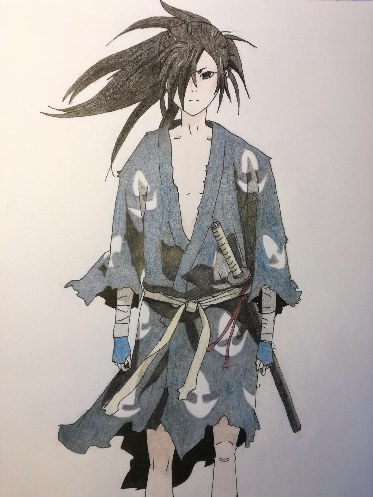 Hyakkimaru Art From The Anime Dororo – Paint By Number