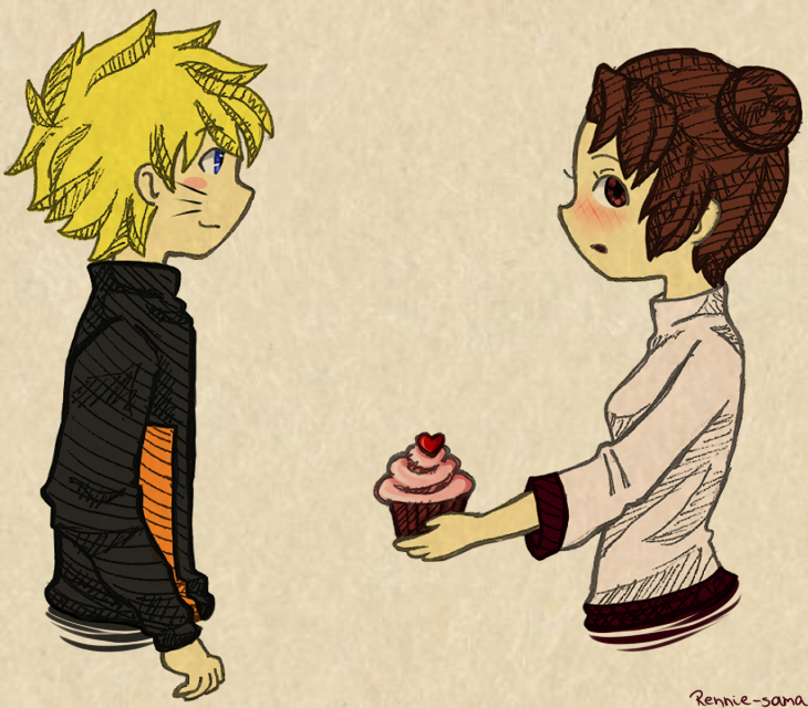 Happy birthday Naruto-kun... *blushes*