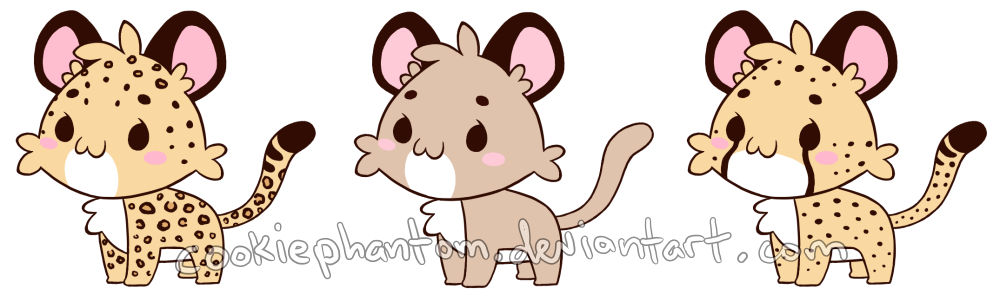 Chibi Big Cat Designs