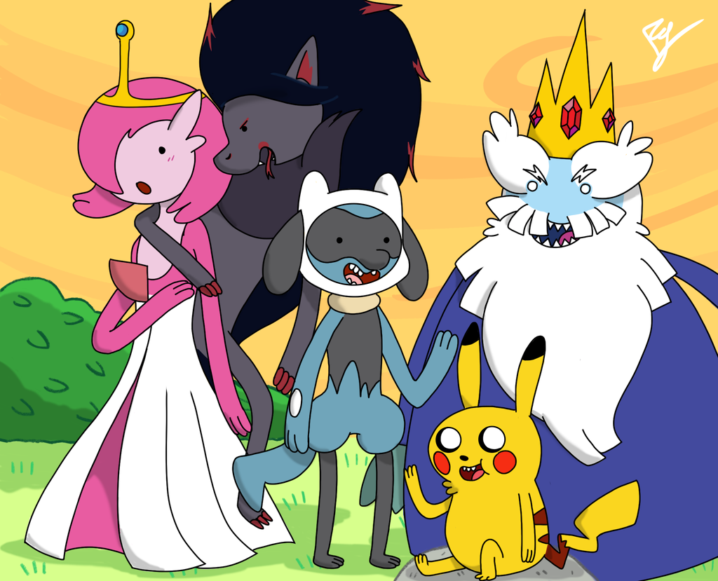 Pokemon In Adventure Time By Karziu On Deviantart