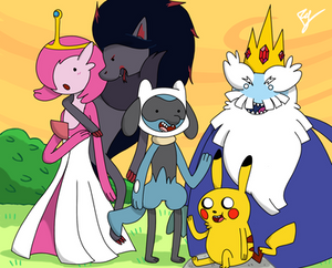 Pokemon in Adventure Time