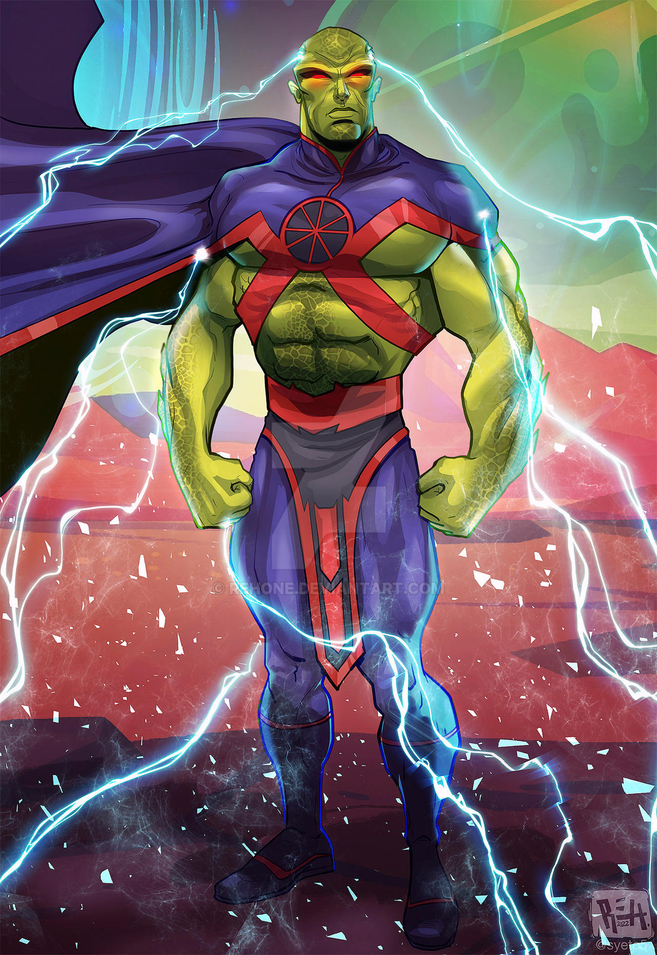 Martian Manhunter by REHone on DeviantArt