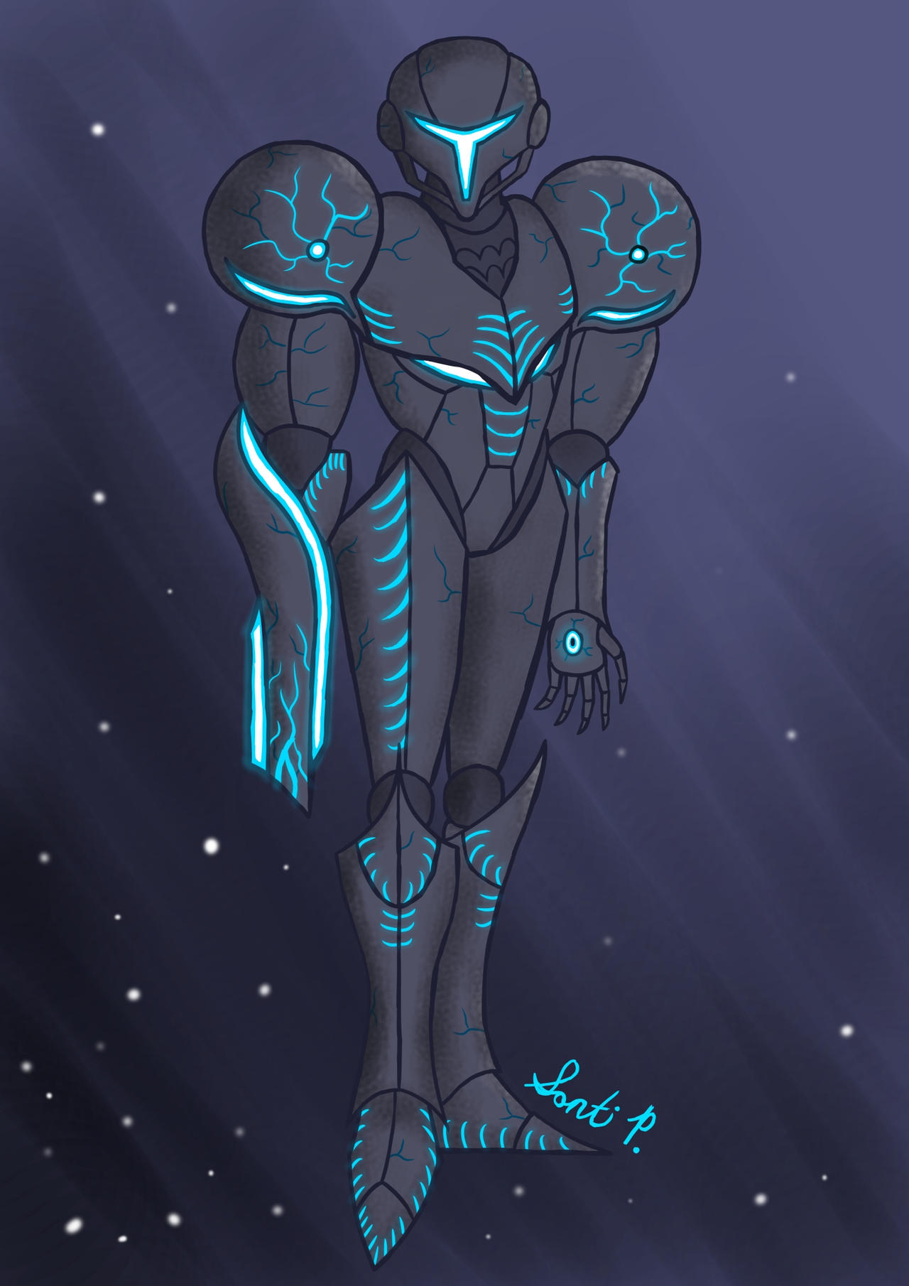 Dark Samus by SPdraws on DeviantArt