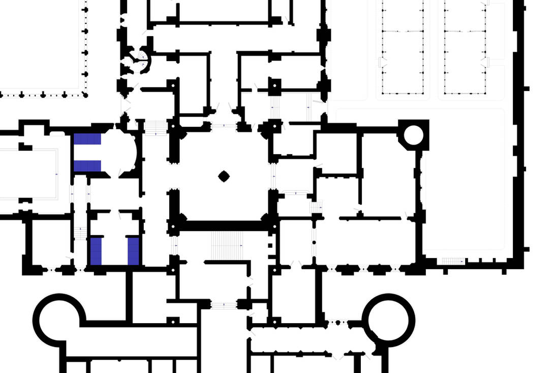Hogwarts castle - Centre section floor plan by Snipperdepipper on ...