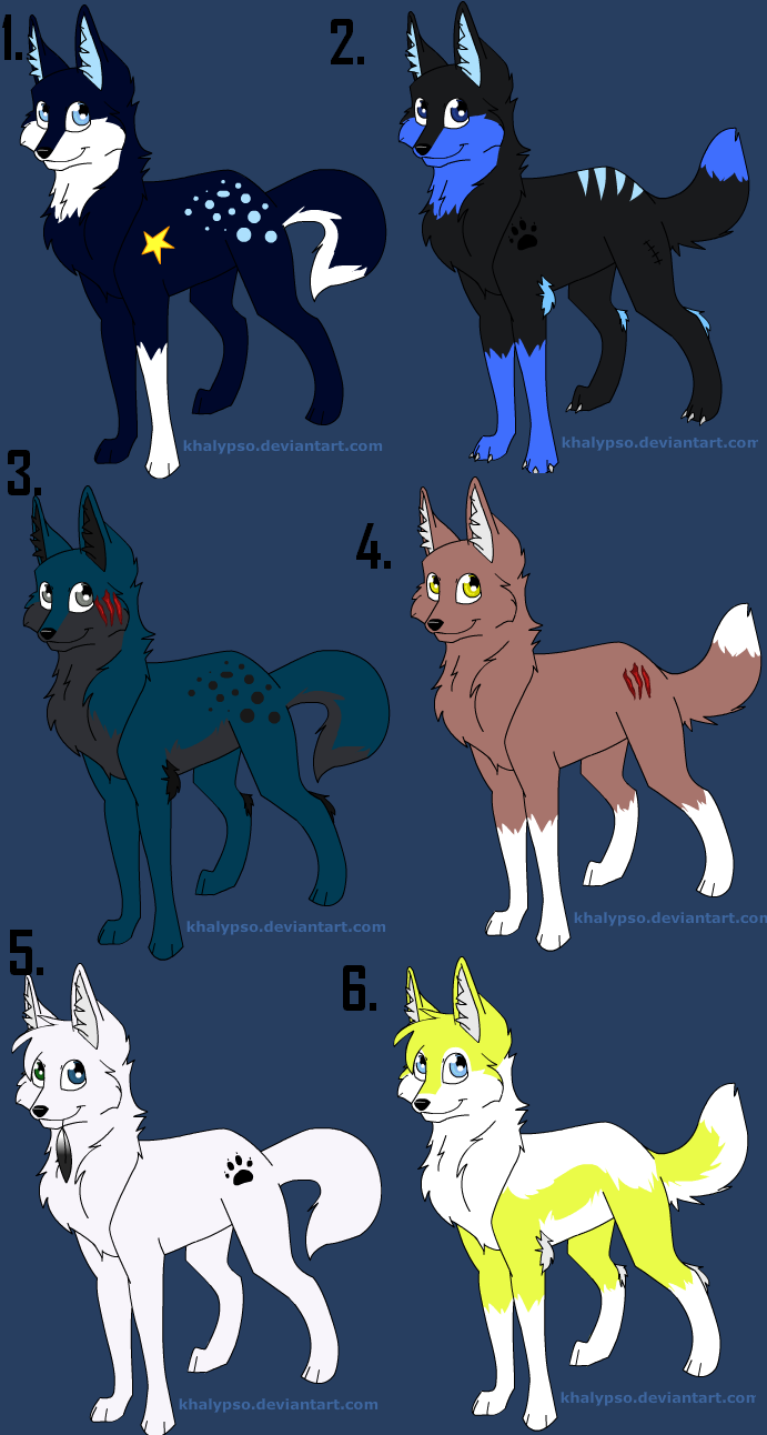 Wolf Adoption Sheet 2*OPEN*