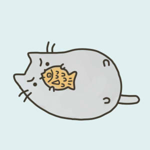 first pusheen drawing