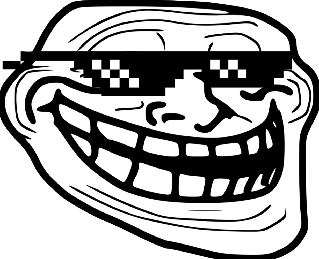 Trollface Sticker by deviantWEAR on DeviantArt