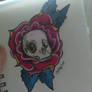 Rose and skull