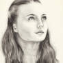 Sansa Stark pencil portrait