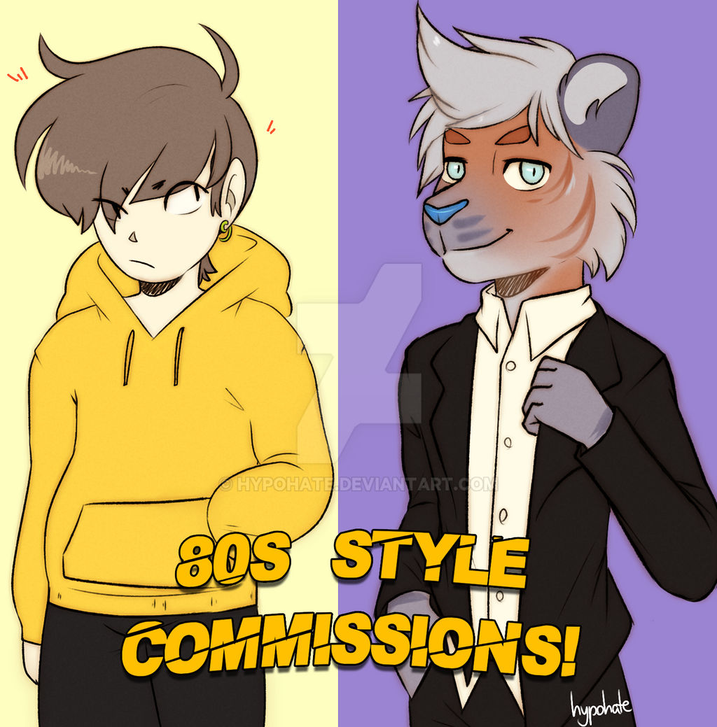 80s anime style commissions! by Hypohate on DeviantArt