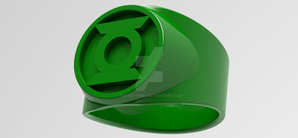 Green Lantern Power Ring 3d by TheArtofMH on DeviantArt