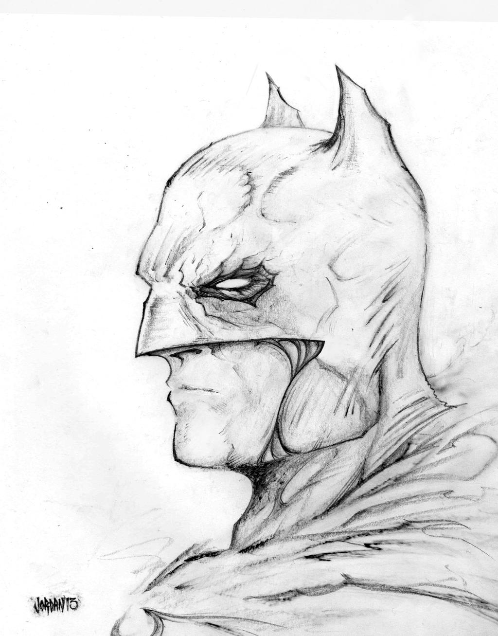 Batman Portrait Simple Batman Portrait by CJ2KX on DeviantArt