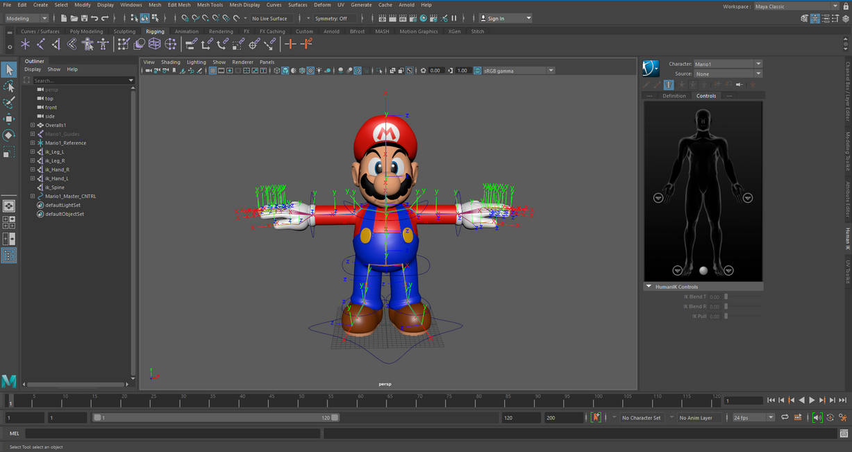 Mario Model Simple Rig Mario N64 Rig in the making! by N64Renders on DeviantArt