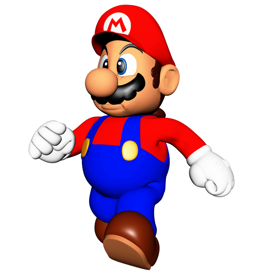 Mario 64 Rendrr Mario N64 Posed Render by N64Renders on DeviantArt
