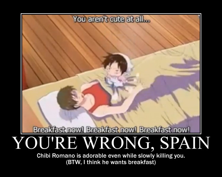 Chibi Romano Demotivational