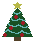 christmas tree pixel art