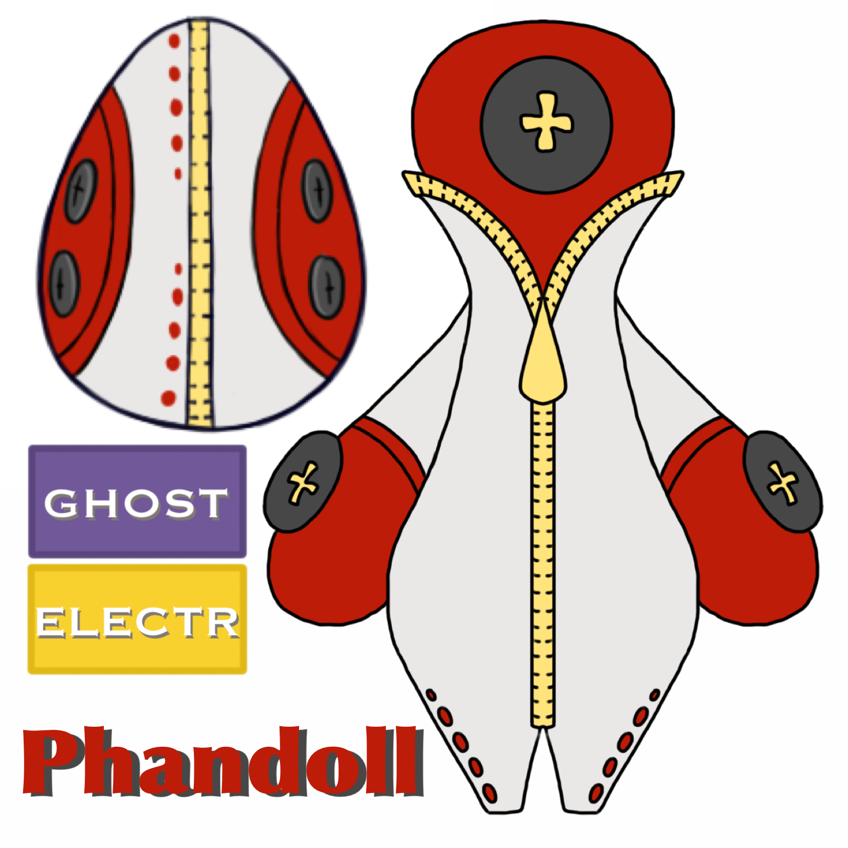 Fakemon egg 3 entry: Phandoll