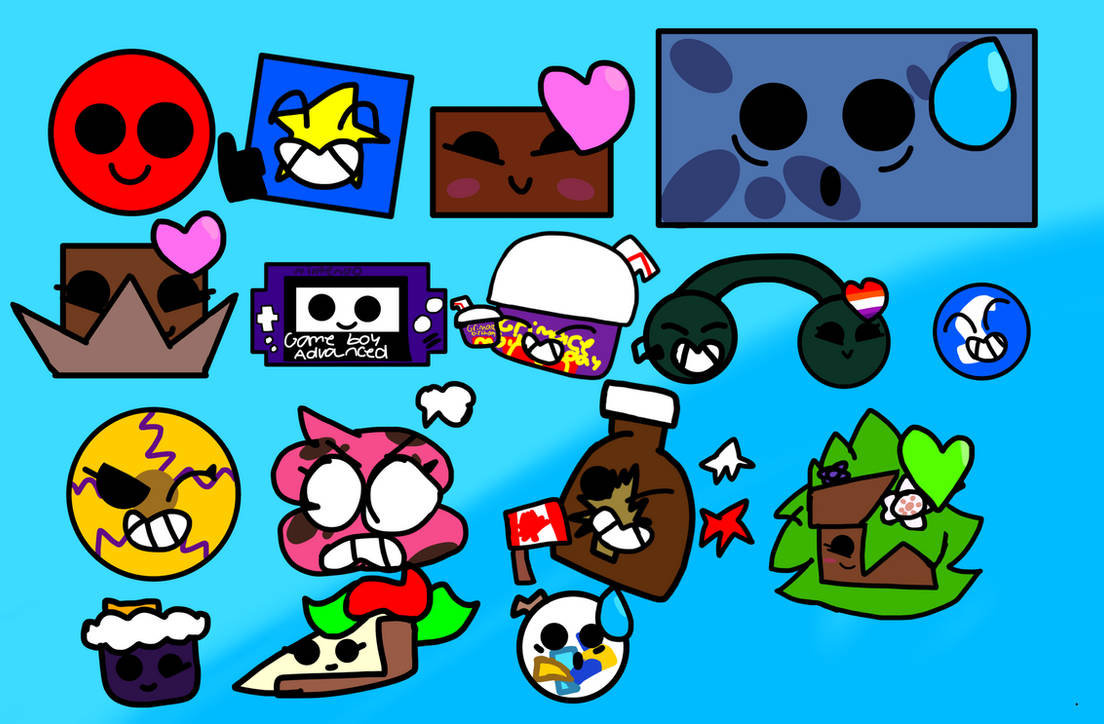 Object fun characters but brawl stars pins by AnimatedWorld11 on DeviantArt