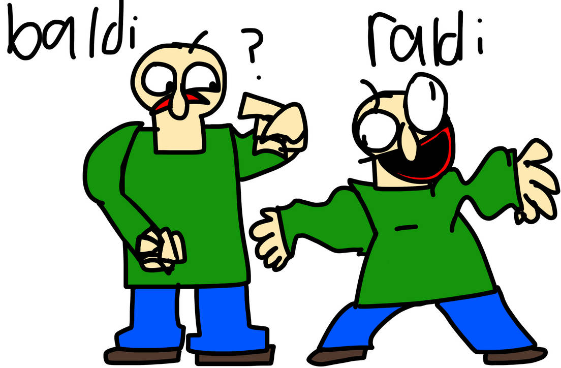 Baldi and raldi by AnimatedWorld11 on DeviantArt