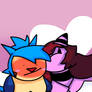 Cheek peck