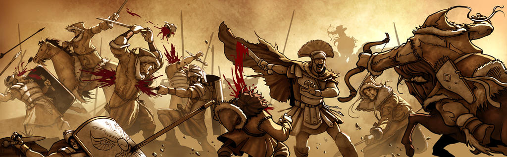 Romans vs Huns: FIGHT!