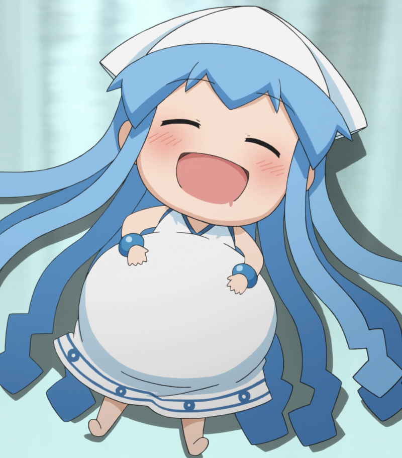 ika musume belly stuffed by locuaz15143 on DeviantArt