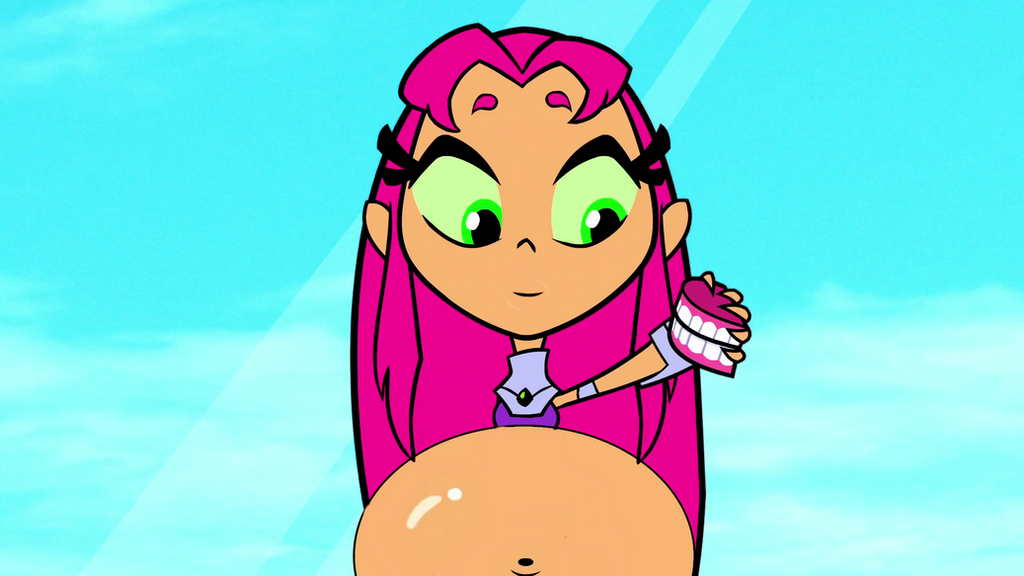 Starfire Over Inflation Starfire super belly stuffed by locuaz15143 on DeviantArt